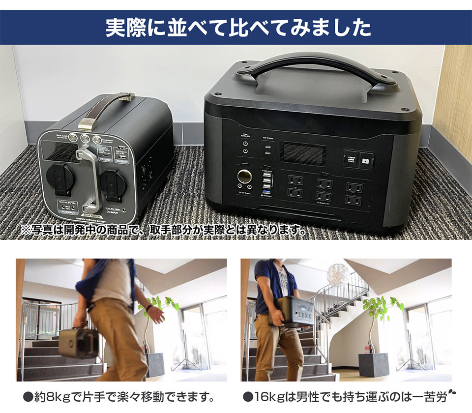 AXZES ポータブル電源 1000W 1017Wh 275000mha 収納ケース付き AXZES ポータブル電源 1000W 1017Wh 275000mha 収納ケース付き