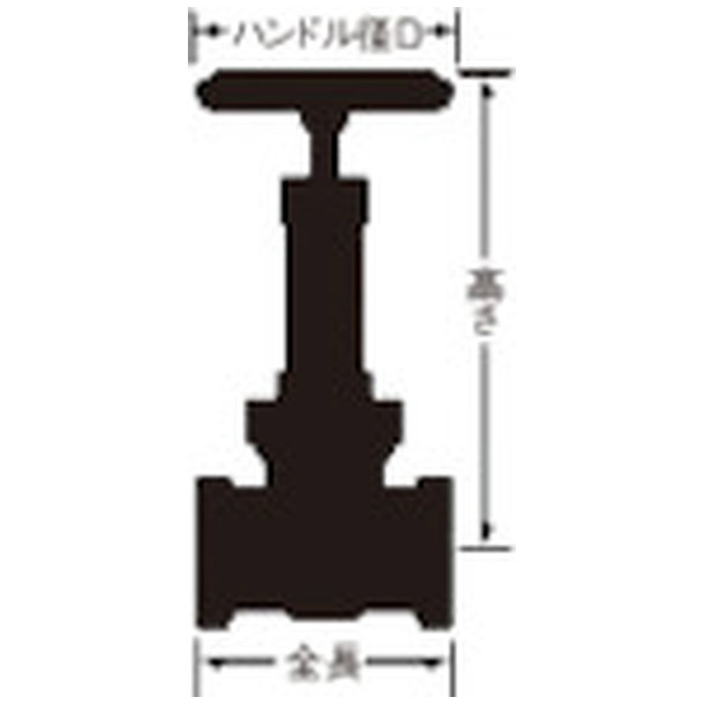 MFゲートバルブ 50A