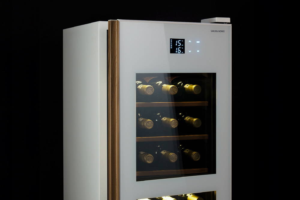 GX50DM525-RH-W 氷温M5日本酒＆ワインセラー さくら製作所 ホワイト 右