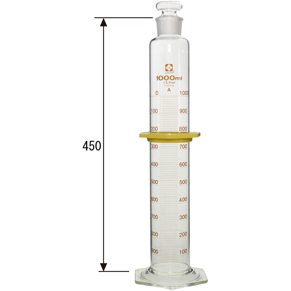 柴田科学 有栓メスシリンダー スーパーグレード 2L 023550-20001 - www