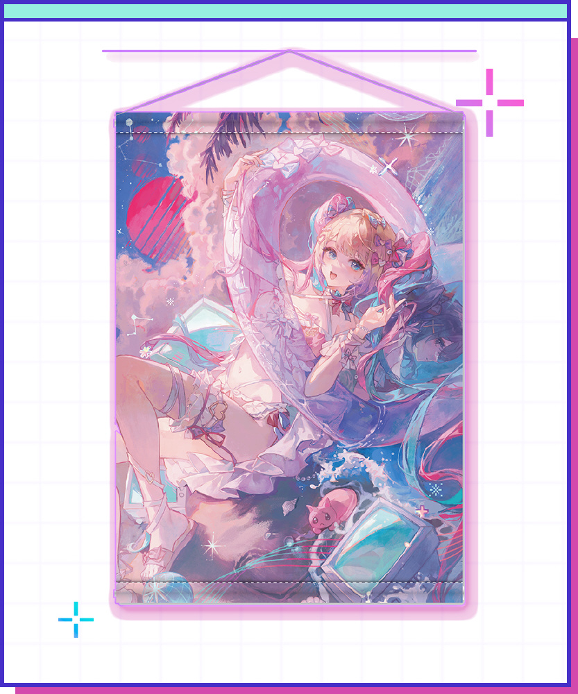 ニディガ東西POPUPSTORE】超てんちゃんサマバケタペストリー
