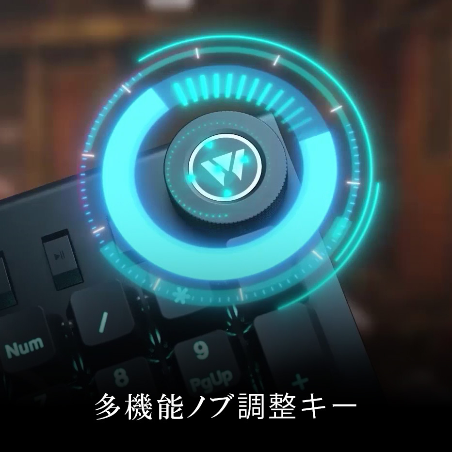 ゲーミングキーボード WizarD(英語配列) KW22C1 ［有線・ワイヤレス