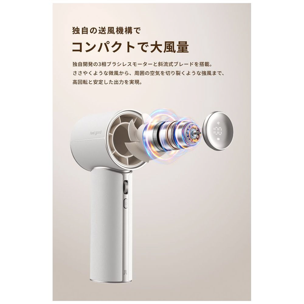 ハンディファン Pro1 Mini【マグネット式アロマホルダー付・レザー素材