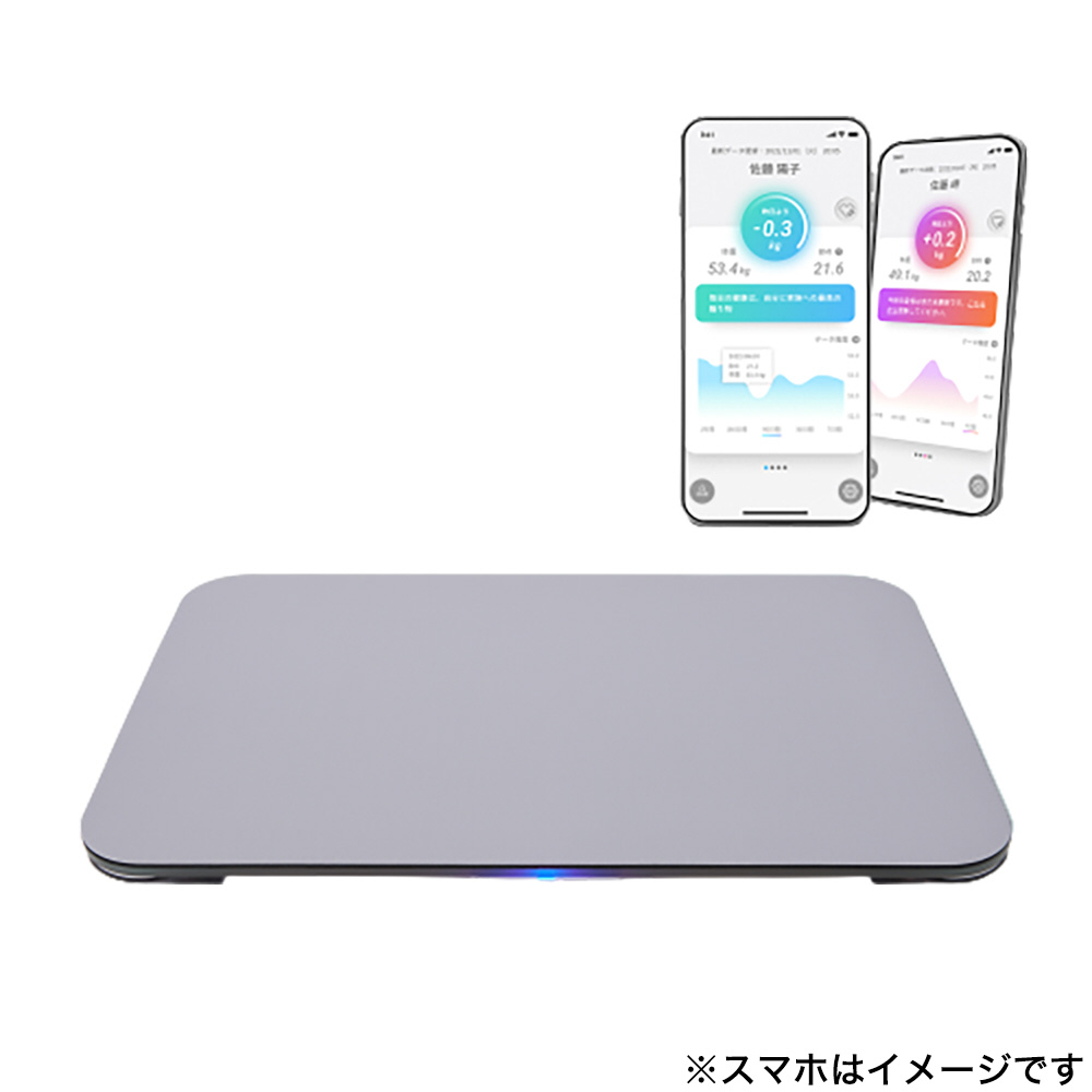 スマートバスマット グレー SBM22U01LJ-GY ［スマホ管理機能あり］｜の