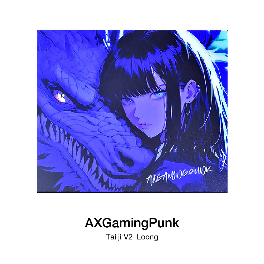 ゲーミングガラスマウスパッド AXGamingpunk glassmouse pad Tai ji V2 loong｜の通販はソフマップ[sofmap]