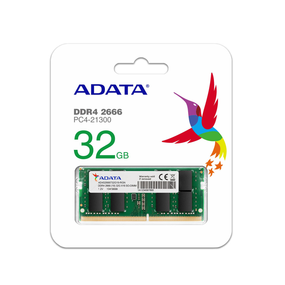 増設メモリ AD4S2666732G19-RGN ［SO-DIMM DDR4 /32GB /1枚］｜の通販 ...