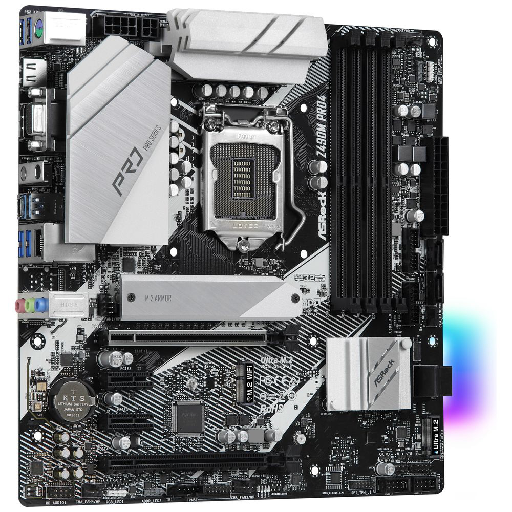 マザーボード ASRock Z490M PRO4 /microATX/LGA1200 ASRock > Z490M Pro4