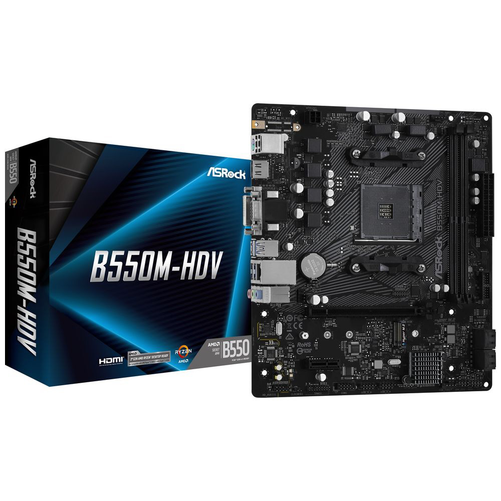 マザーボード B550M-HDV ［MicroATX /Socket AM4］｜の通販は