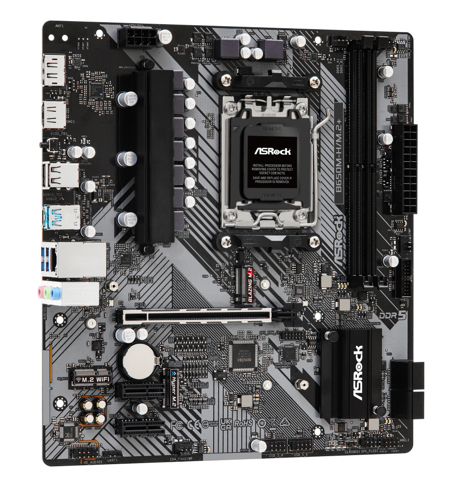 Amazon | ASRock B650M-H/M.2+ Micro ATX マザーボード DDR5