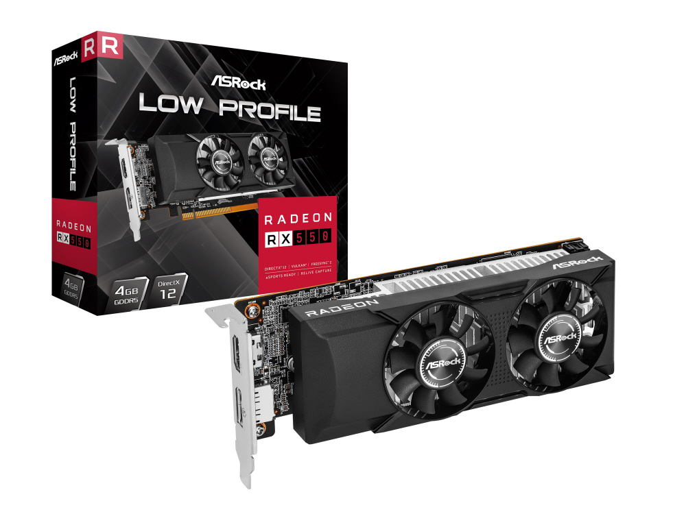 グラフィックボード Radeon RX550 Low Profile 4GB(RX550 LP 4G