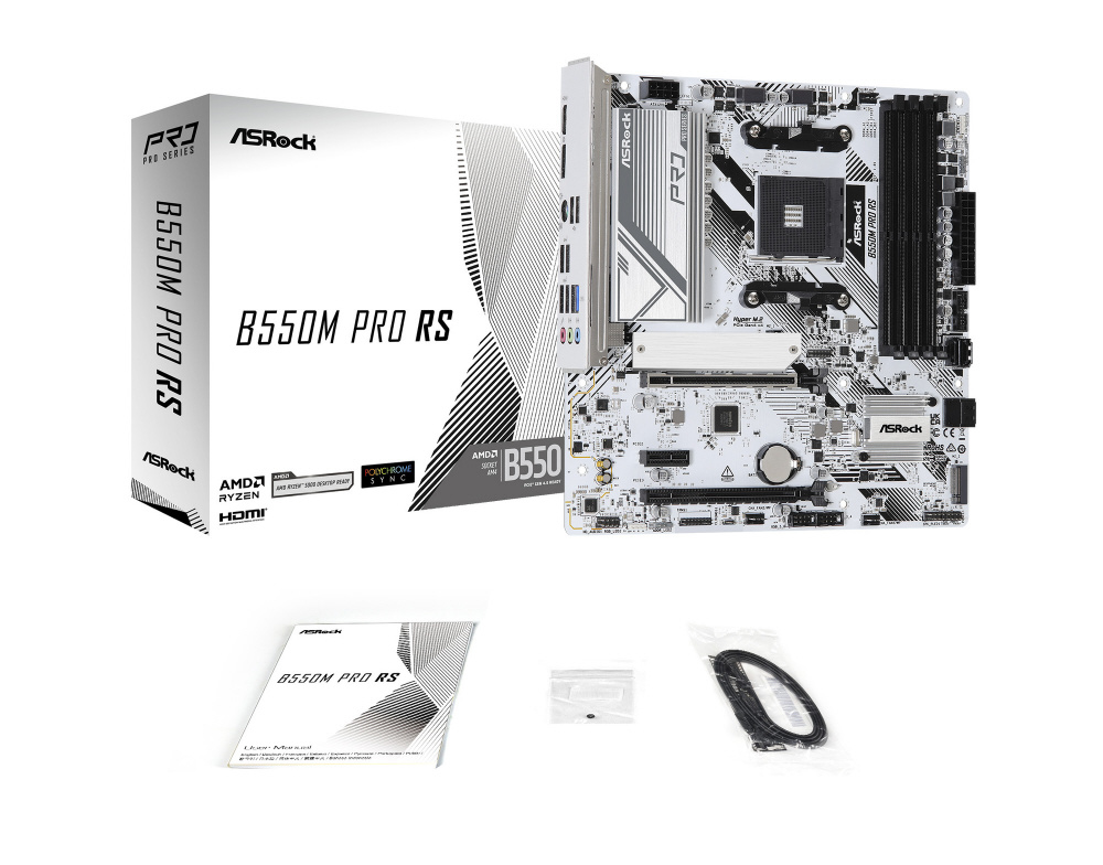 マザーボード (Socket AM4) B550M Pro RS ホワイト ［MicroATX］｜の通販はソフマップ[sofmap]