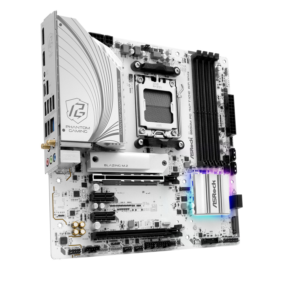 マザーボード(Socket AM5) B650M PG Riptide WiFi White ［MicroATX］｜の通販はソフマップ[sofmap]