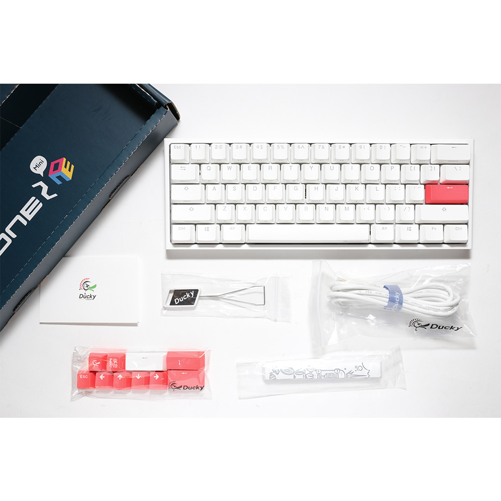 ゲーミングキーボード One 2 Mini RGB(英語配列) Pure White Cherry 静音赤軸  dk-one2-rgb-mini-pw-silentred ［有線 /USB］