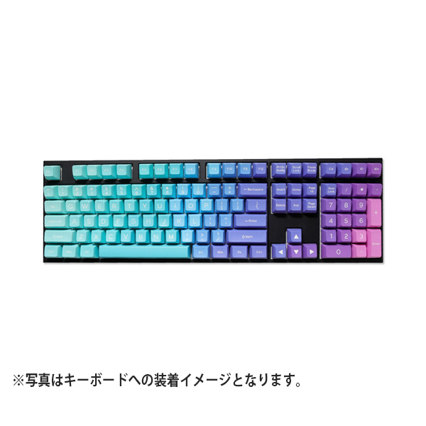 キーキャップ〕 英語配列 Azure SA profile keycap set dk-azure