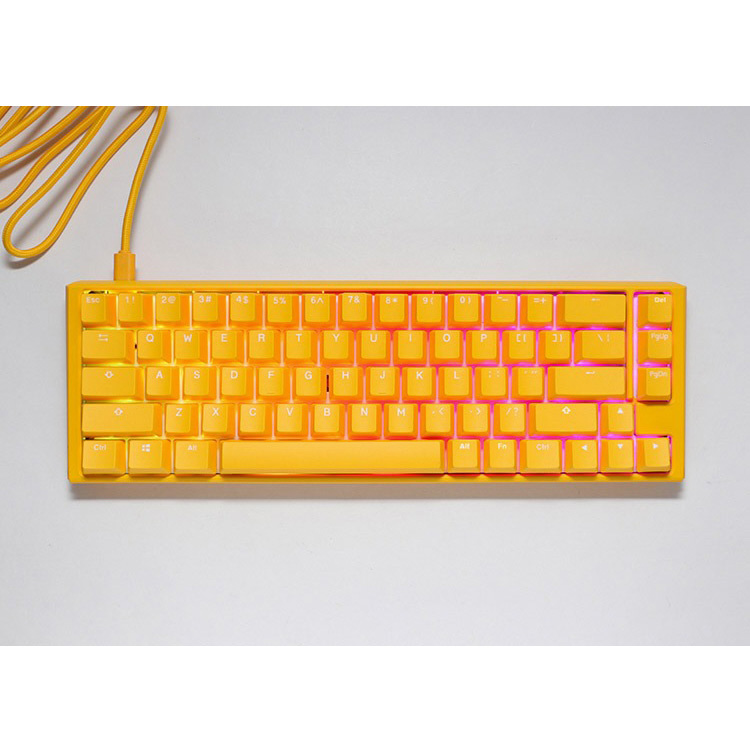 コ*ン様 動作確認済み ゲーミングキーボード詰め合わせ Ducky他 ID:5W ゲーミングキーボード One 3 RGB SF 65%(黒軸・英語配列) Yellow Ducky