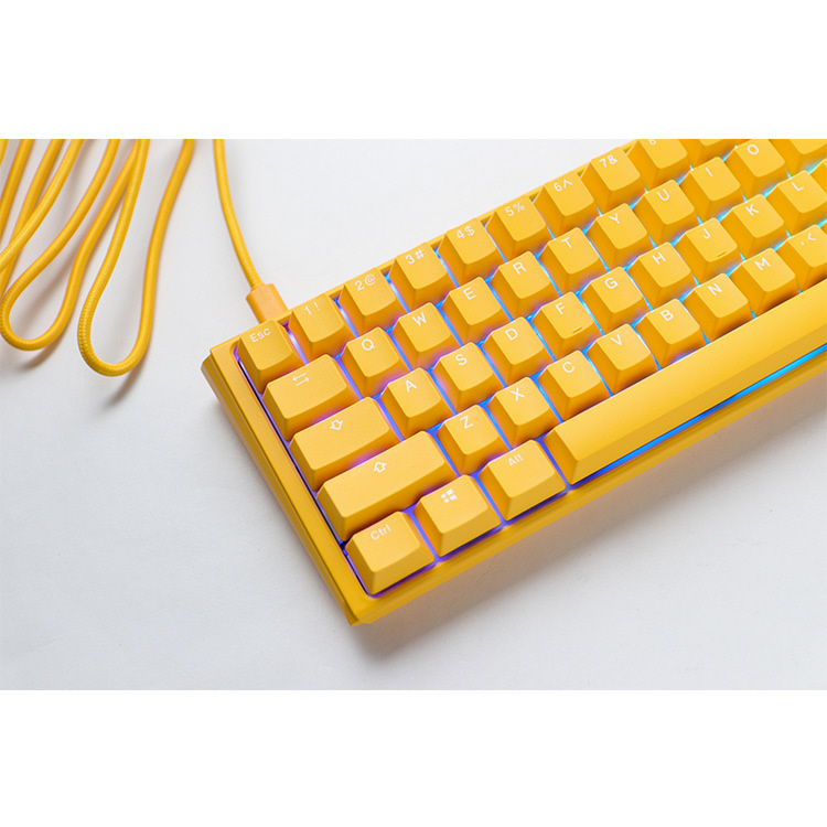 ゲーミングキーボード One 3 RGB SF 65%(黒軸・英語配列) Yellow Ducky
