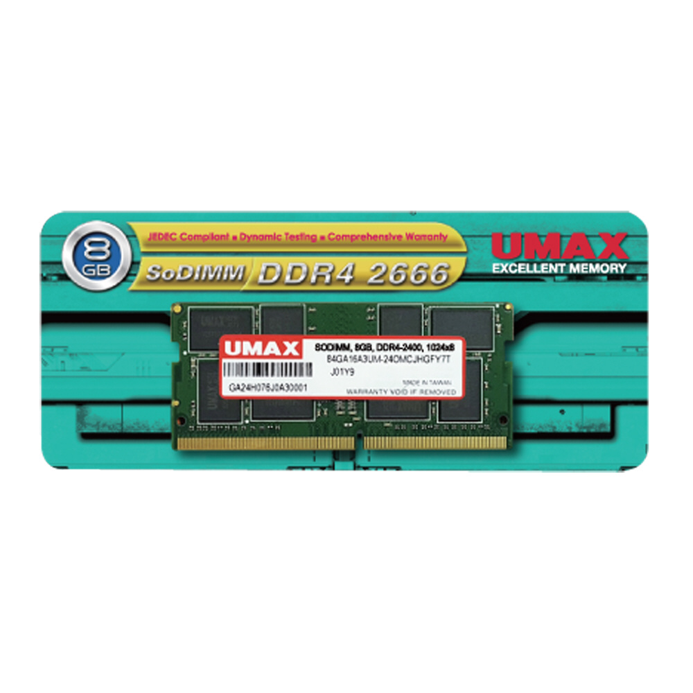 UMAX DDR4 2666 8GB - メモリー