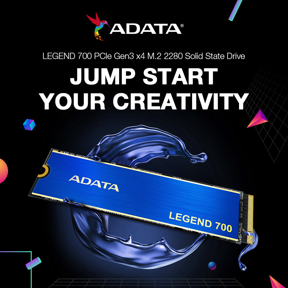 ADATA LEGEND 700 256GB SSD - M.2 2280 PCIe Gen3 X4 NVMe Internal - ALEG-700-256GCS