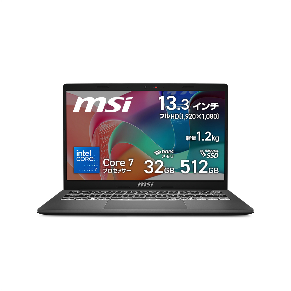 ノートパソコン プラチナグレイ MODERN-13-F1MOG-5589JP ［13.3型