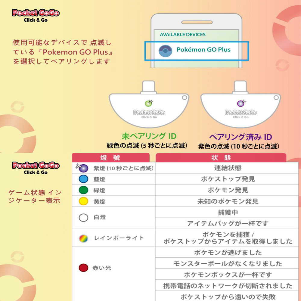 こはく ※プロフ必読 ポケモンGO plus ＋ オーダー品 ポケモン|ポケモン GO PLUS +|HARDOFFオフモール（オフモ