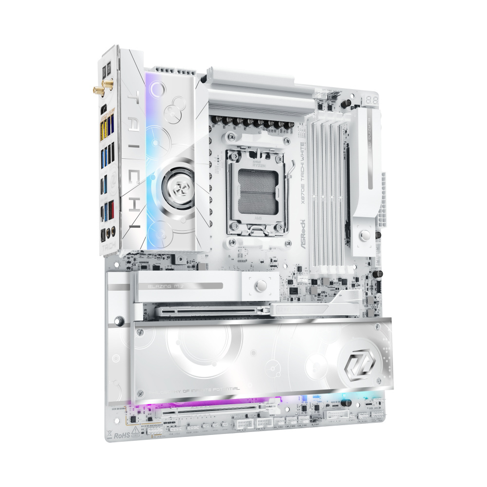 マザーボード(Socket AM5) ホワイト X870E Taichi White ［Extended