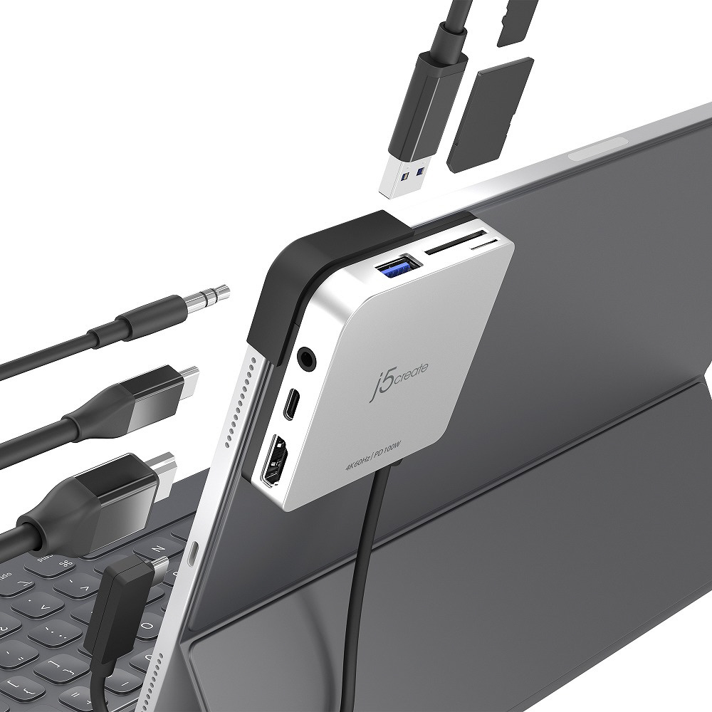 iPad Pro 11 / 12.9専用パッド付[USB-C オス→メス カード iPad Pro 11 / 12.9専用パッド付[USB-C オス→メス カード