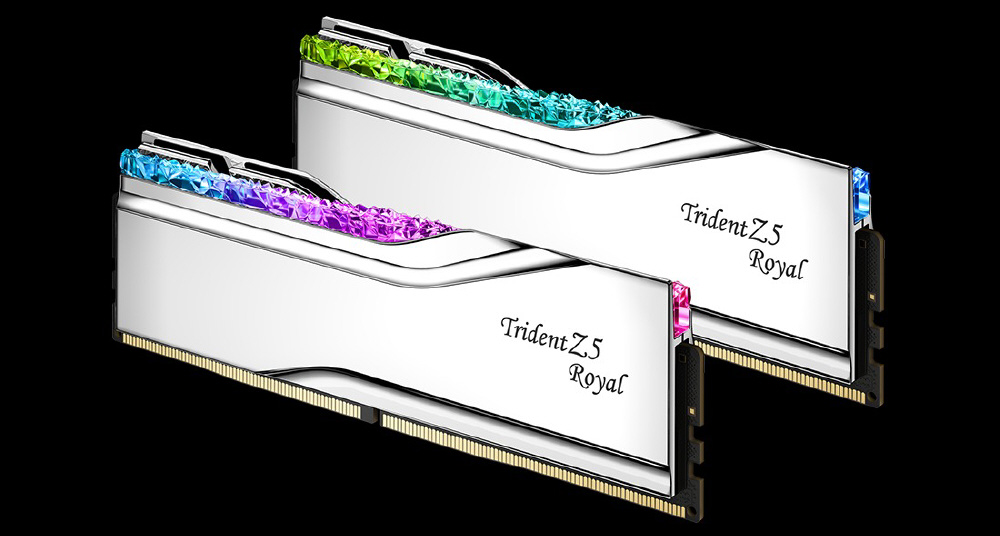 増設メモリ Trident Z5 Royal(6400MT/s CL32) シルバー F5