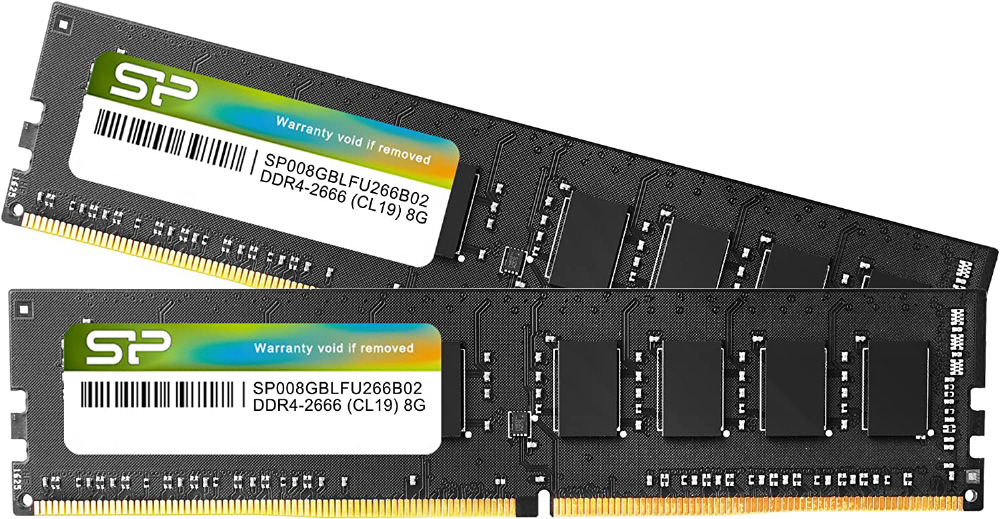 デスクトップPC用メモリ DDR4-2666 8GB×2枚　ジャンク