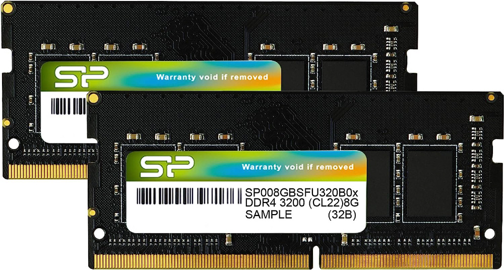 ノートPC用メモリ SODIMM DDR4-3200 (PC4-25600) 8GB×2枚 入り