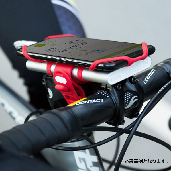 スマホu0026モバイルバッテリー固定自転車ホルダー BikeTie Pro-Pack(ブラック) BK18121-BK Bone ブラック  BK18121-BK