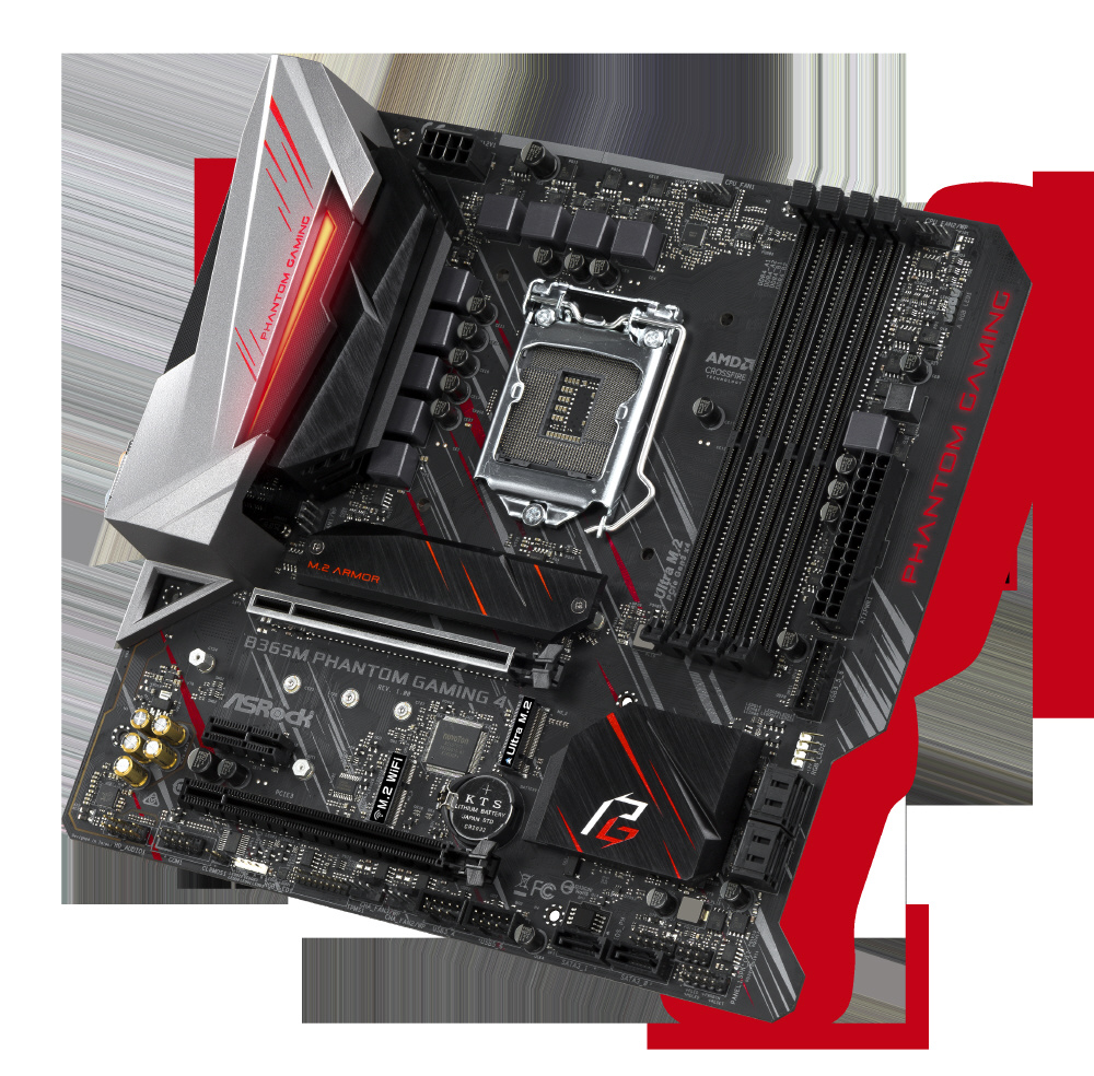 ASRock B365M Phantom Gaming 4 B365MPhantomGaming4 ［MicroATX］|ASRock(アスロック)