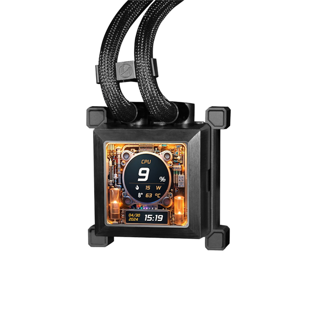 水冷CPUクーラー 120mmファンx3 [LGA1700・AM5/AM4] HydroShift LCD