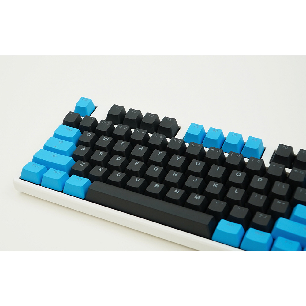 black and blue keycap set