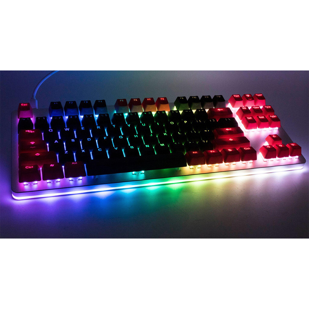 キーキャップ〕 英語配列 PBT Double shot Backlit keycap set