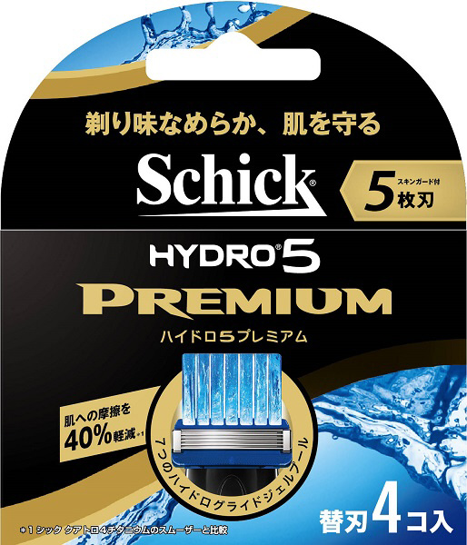 Schick（シック） ハイドロ5 プレミアム替刃 4個 〔ひげそり〕｜の通販