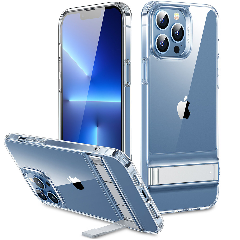iPhone 13 Pro Maxケース キックスタンド付きミリタリーグレード