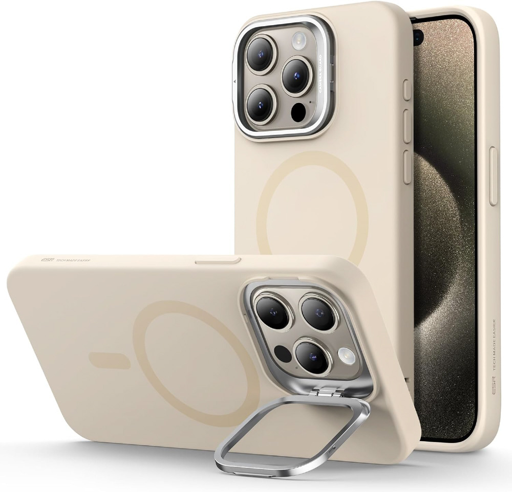 iPhone 15 Pro Max(6.7インチ)スタンド付シリコンケース ESR iPhone 15 Pro Max(6.7インチ)スタンド付シリコンケース ESR