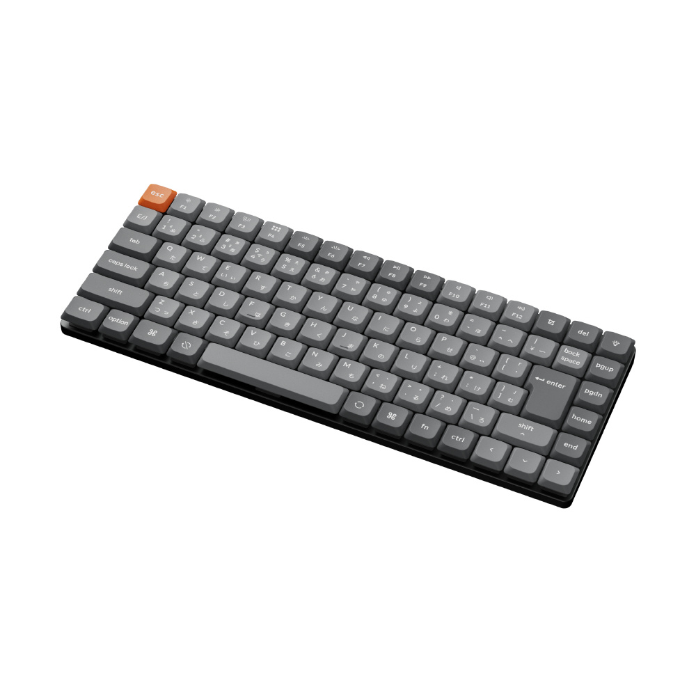 キーボード K3 Max White LED - ダブルショットPBTキーキャップ(赤軸