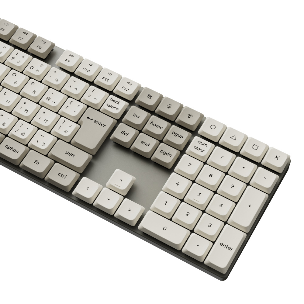 キーボード K5 Max White LED(バナナ軸) レトロカラー K5M-K4Z-JIS