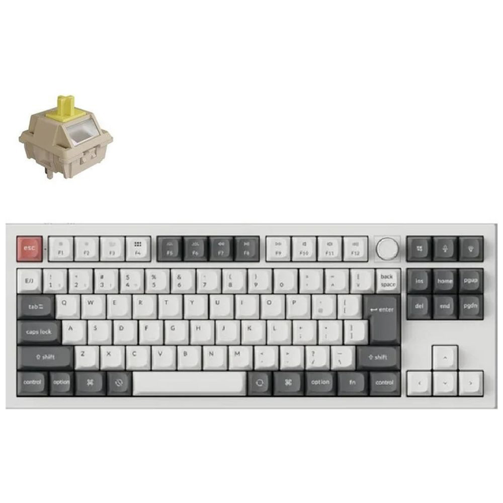 【新品】keychron Q3 Ultra JIS バナナ軸 ホワイト キーボード Q3 Ultra 8K かななし(バナナ軸) ホワイト Q3U-P4V-JIS