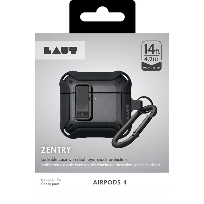 AirPods 4用ケース ZENTRY ブラック L_AP5_ZE_BK｜の通販はソフマップ