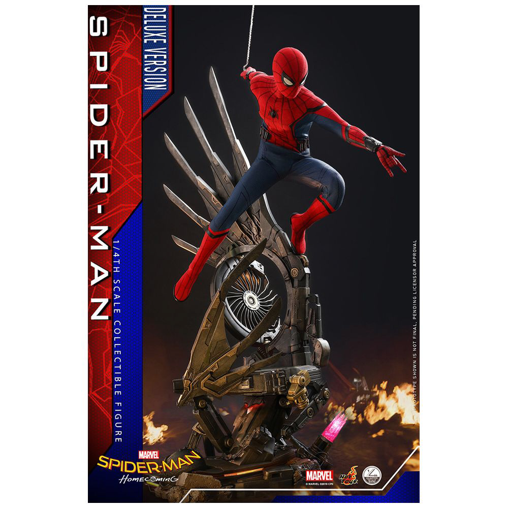 ホットトイズ 1/4 クオーター・スケール スパイダーマン：ホーム