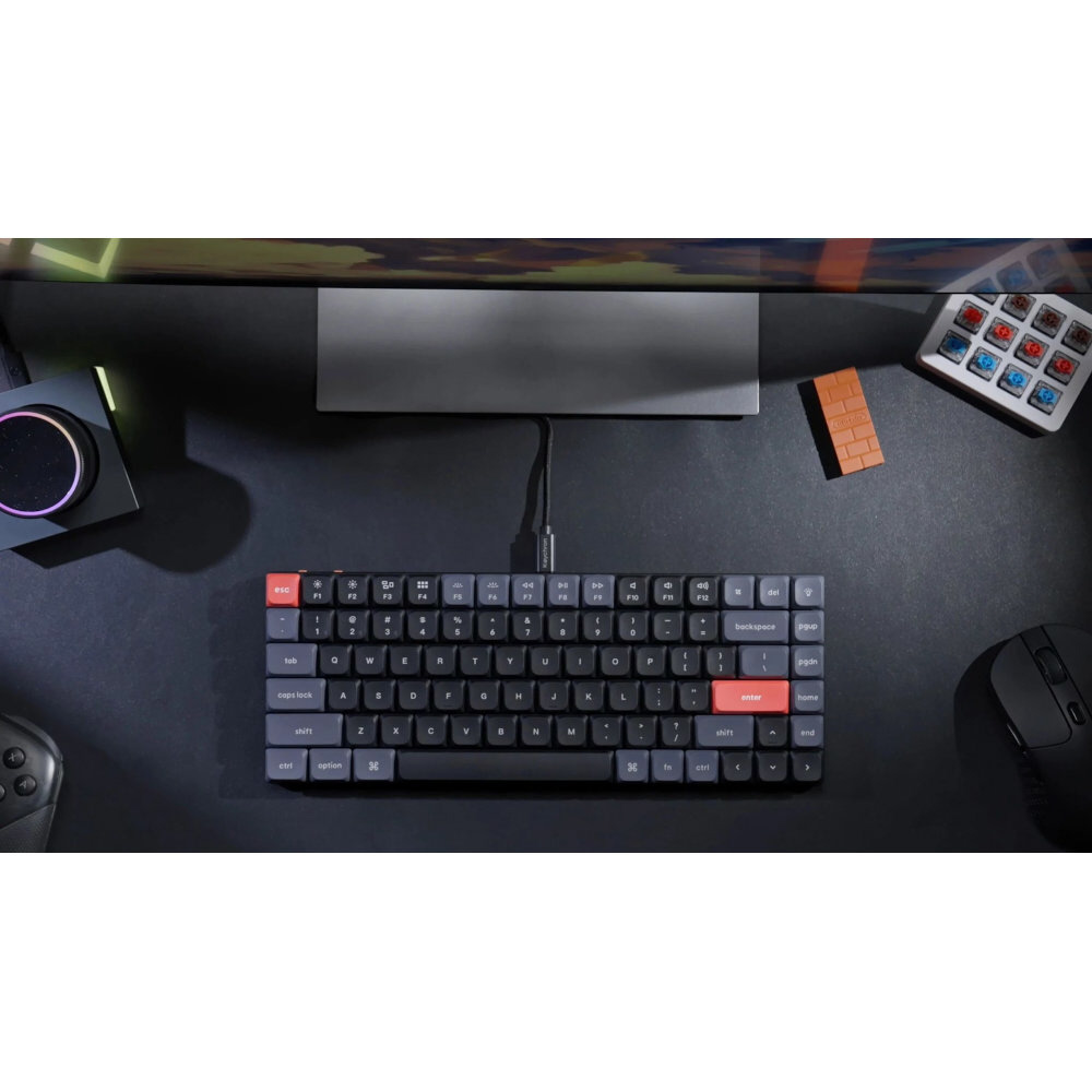 キーボード K3 Pro White LED(青軸・英語配列) K3P-A2-US ［有線