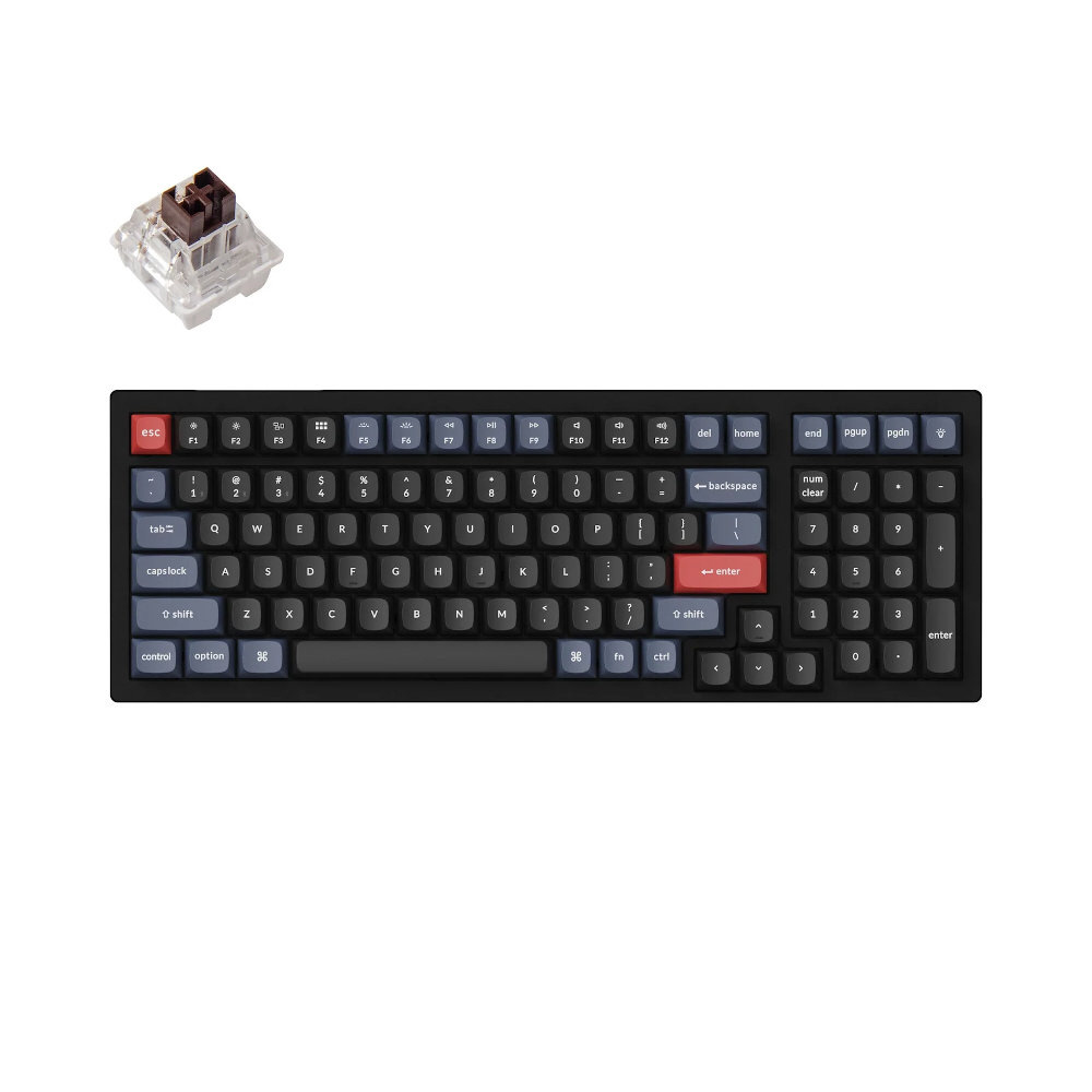 キーボード K4P-G3-US LED(茶軸・英語配列) K4ProWhite キーボード