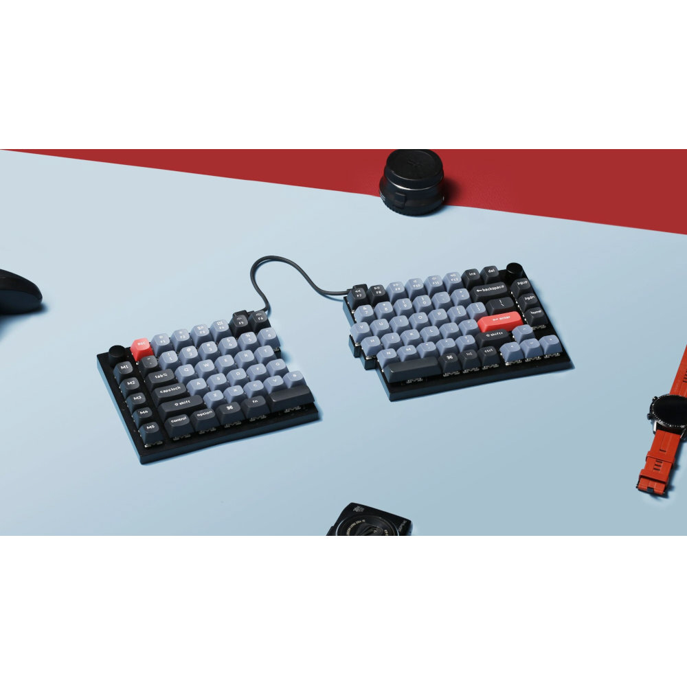 Keychron Q11 US配列 赤軸 分割キーボード（おまけ付き） Keychron Q11 分割キーボード 英語配列 Gateron G Pro 赤軸 カスタムメカニカルキーボード