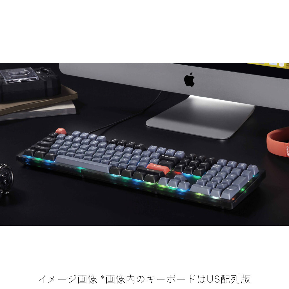 キーボード V6(赤軸) フロステッドブラック V6-C1-JIS ［有線 /USB 