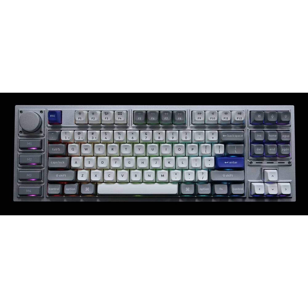 キーボード Q3 Pro RGBライト(茶軸・英語配列) シルバーグレー Q3P-X3