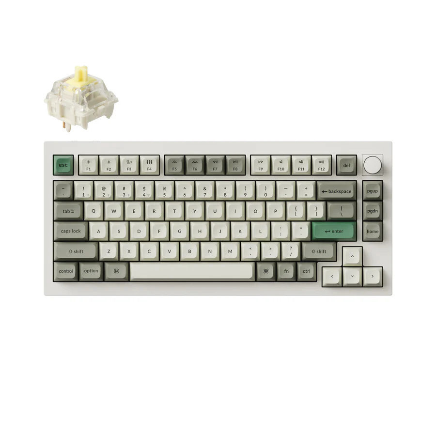 Keychron Q1 MAX US配列　バナナ軸 keychron Q1 Max US配列バナナ軸