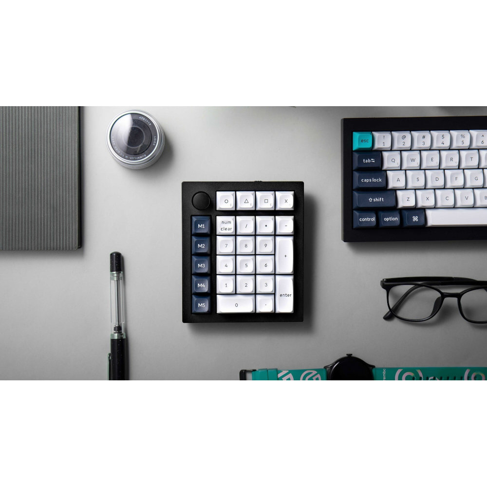 即日発送 Q0 テンキー Max(バナナ軸) ［有線 Q0M-M4 カーボンブラック キーボード
