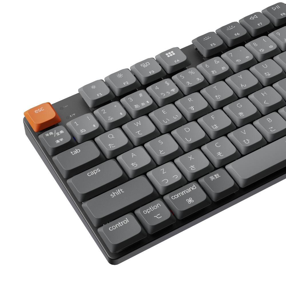 キーボード Keychron K1 MAX (K1M-H3V-JIS) キーボード K1 Max RGBライト(茶軸) K1M-H3-JIS ［有線・ワイヤレス